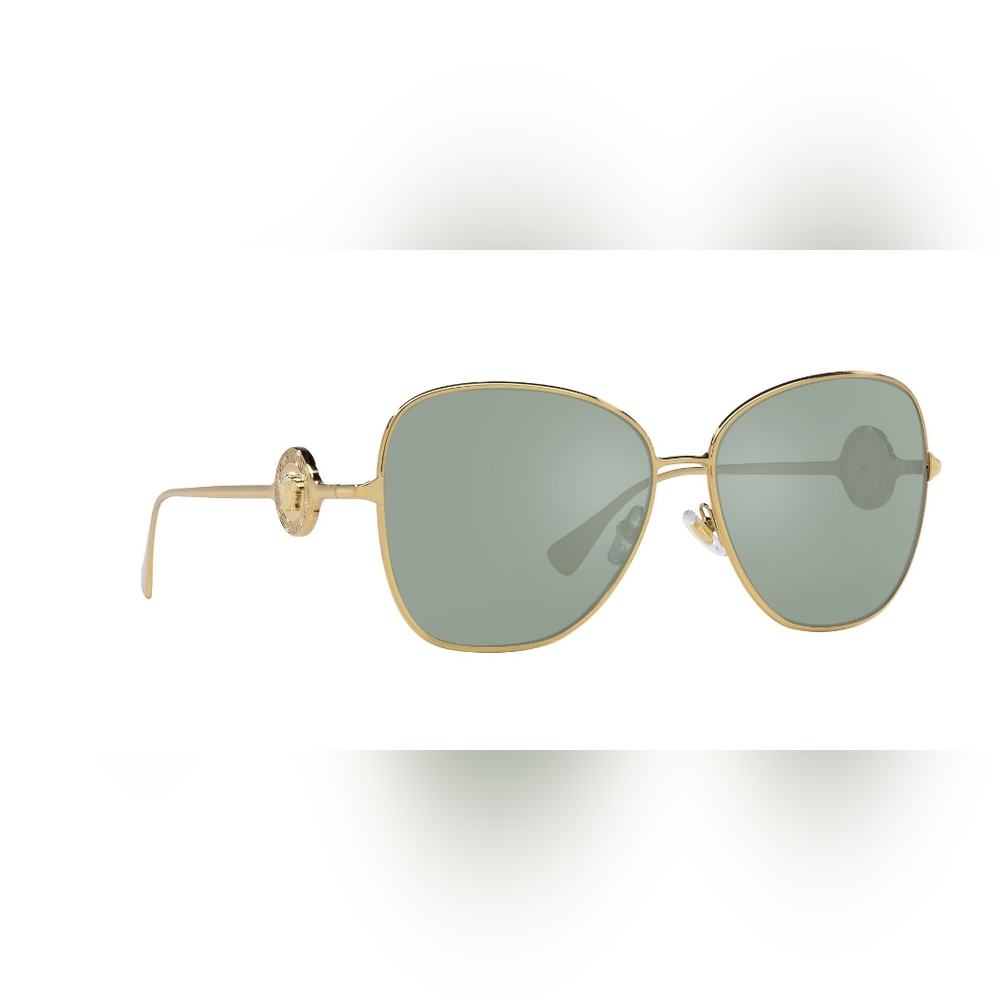 NEW VERSACE VE2256 1002/9C GOLD WOMEN SUNGLASSES VESRACE MOD 2256 - Picture 4 of 6